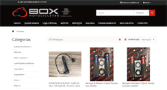 Desktop Screenshot of boxmotocicletas.com.br